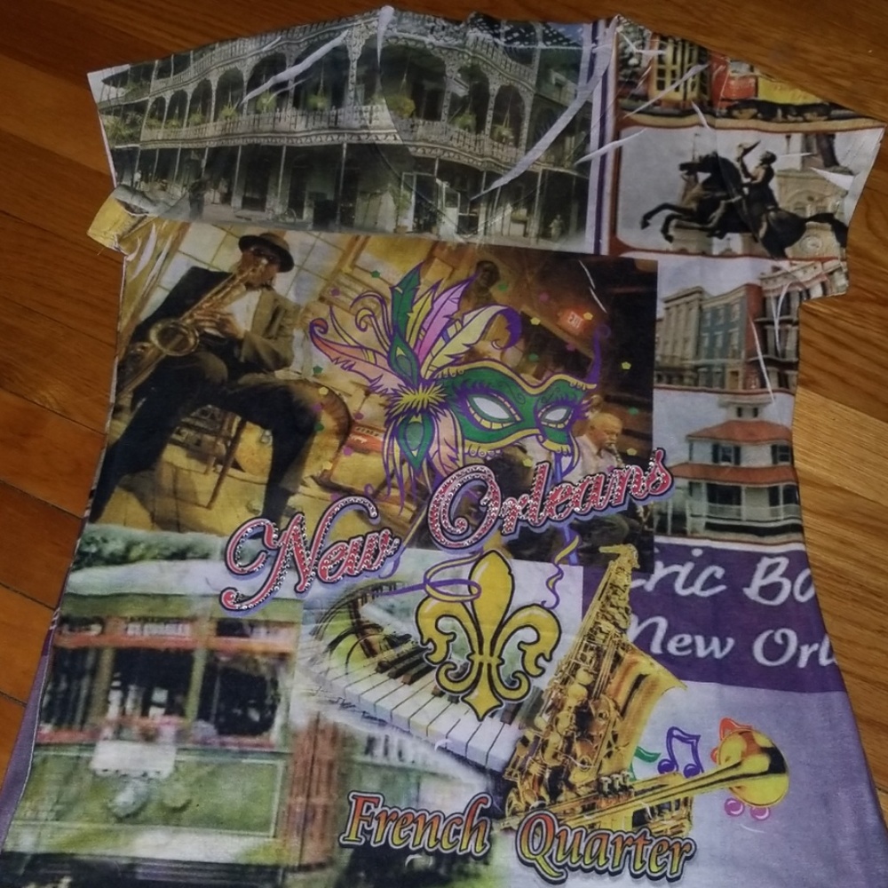 New Orleans French Quarter Mardi Gras T Shirt
